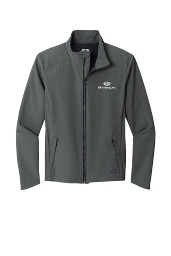 Color Image for OG755 - OGIO® Commuter Full-Zip Soft Shell - Diesel Grey - WEH Supply - White