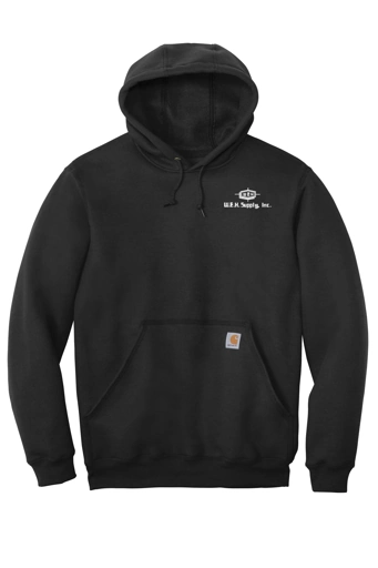 Color Image for CTK121 - Carhartt® Midweight Hooded Sweatshirt - Black - WEH Supply - White