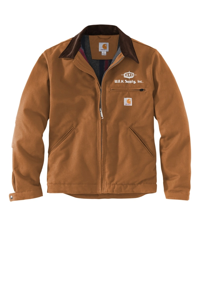 Variant Image for CT103828 - Carhartt® Duck Detroit Jacket - W.E.H - White - E - Website WEH Supply