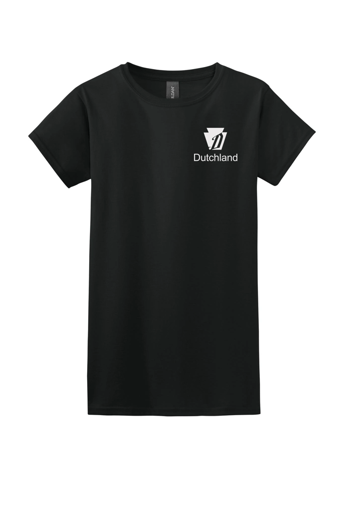 Variant Image for 64000L - Gildan Softstyle® Women's T-Shirt - W.E.H Dutchland - White D - Website WEH Supply