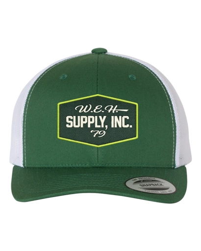 Variant Image for 6606 - YP Classics Retro Trucker Cap - W.E.H. Hat Patch - Website WEH Supply