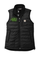 Color Image for CT104315 - Carhartt® Women’s Gilliam Vest - Black - WEH Logistics - Lime Green E