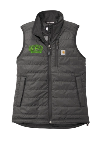 Color Image for CT104315 - Carhartt® Women’s Gilliam Vest - Shadow Grey - WEH Logistics - Lime Green E