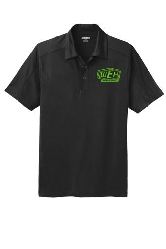 Color Image for OG1030 - OGIO® Linear Polo - Blacktop - WEH Logistics - Lime Green E