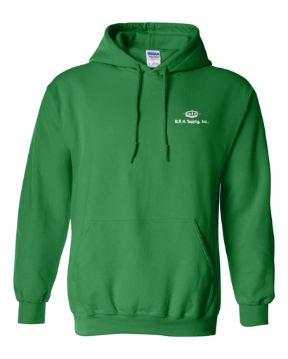 Variant Image for 18500 - Gildan Heavy Blend™ Hooded Sweatshirt - W.E.H - White - E - Website WEH Supply