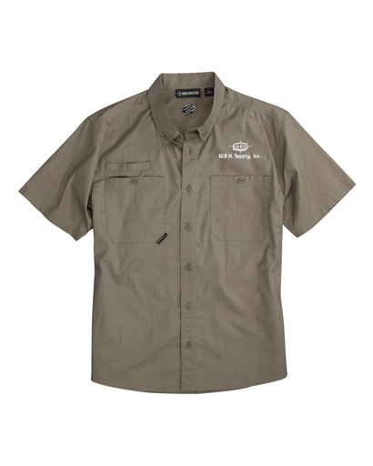Variant Image for 4451 - DRI DUCK Men's Craftsman Woven Short Sleeve Shirt - W.E.H - White - E - Website WEH Supply