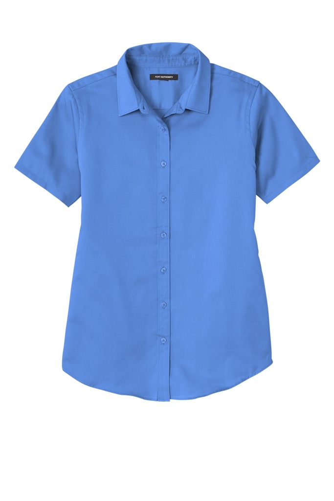 LW809 - Port Authority® Women's Short Sleeve SuperPro React ™ Twill Shirt