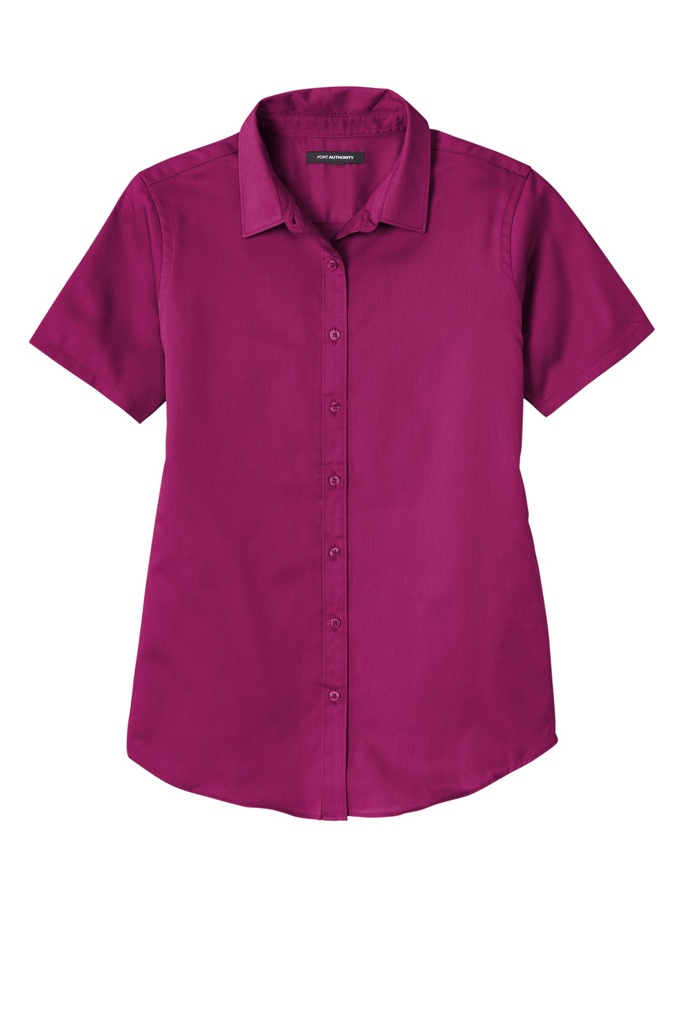 LW809 - Port Authority® Women's Short Sleeve SuperPro React ™ Twill Shirt