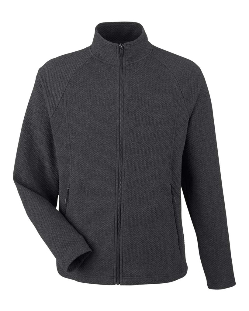 NE727 - North End Men's Spirit Textured Full-Zip