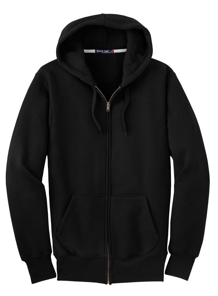 F282 - Sport-Tek® Super Heavyweight Full-Zip Hooded Sweatshirt.
